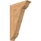 Ekena Millwork Traditional Traditional Smooth Bracket, Western Red Cedar, 5 1/2"W x 20"D x 32"H BKT06X20X32TRA01SWR - alternate 1
